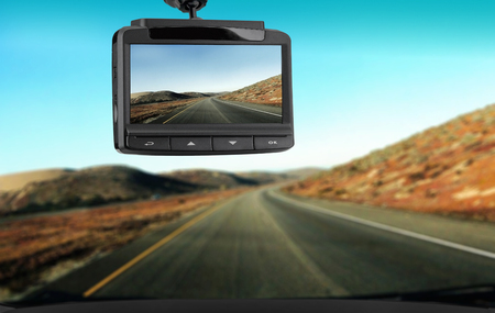 Car video recorder.の写真素材