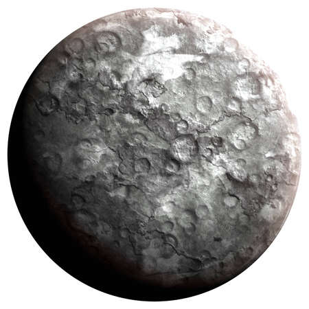 The stonet planet, 3D rendering, isolated, fantasy.