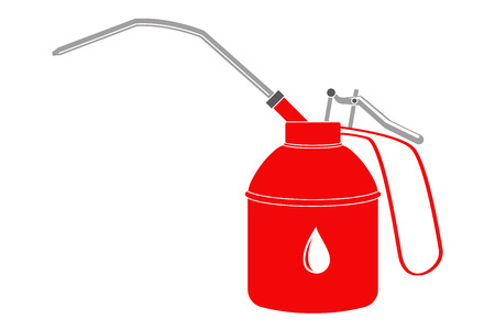 Drop-oiler. illustration isolated on white backgroundのイラスト素材
