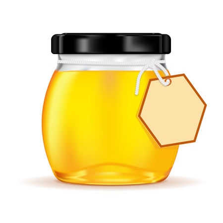 Honey jarのイラスト素材