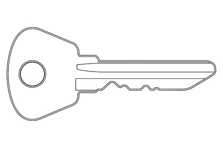 Key. Outline iconのイラスト素材