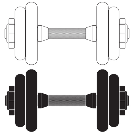 Dumbbell  icon.のイラスト素材