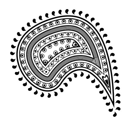 Paisley decorative elementのイラスト素材