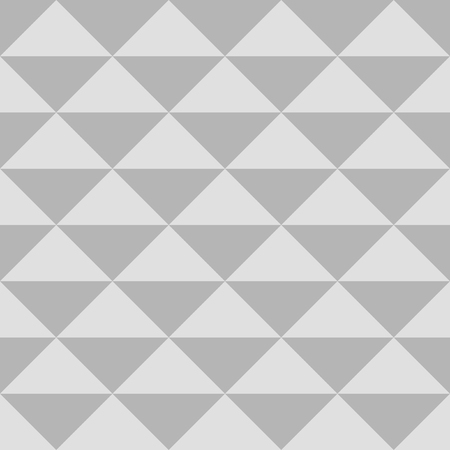 Gray geometric seamless background. Triangle design. Vector illustration