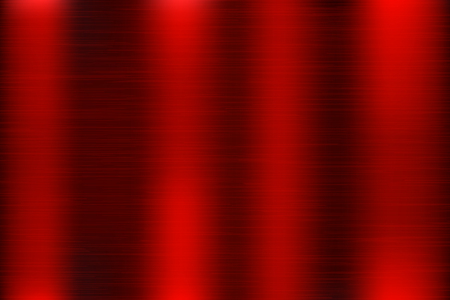 Red metal background. Scratched texture. Vector 3d illustrationのイラスト素材