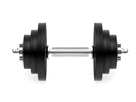 Dumbbell. 3d rendering illustrationの写真素材