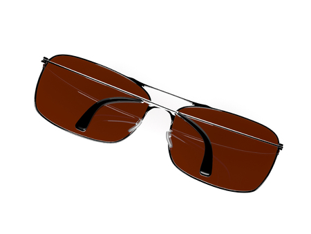 Sunglasses. 3d rendering illustrationの写真素材