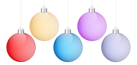 Christmas ballsのイラスト素材