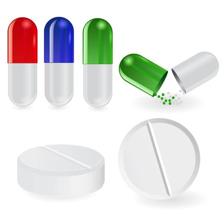Pills. Medical treatmentのイラスト素材