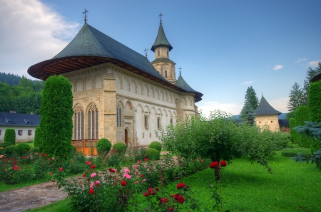 Moldavian monastery in Unesco Heritage: Putna monasteryのeditorial素材