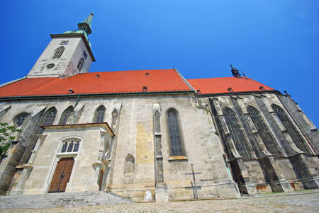 Saint Martin Cathedral in Bratislava, medieval townのeditorial素材