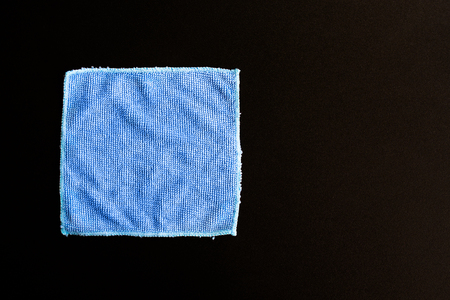 Blue microfiber