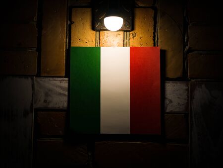 Italian flagの写真素材