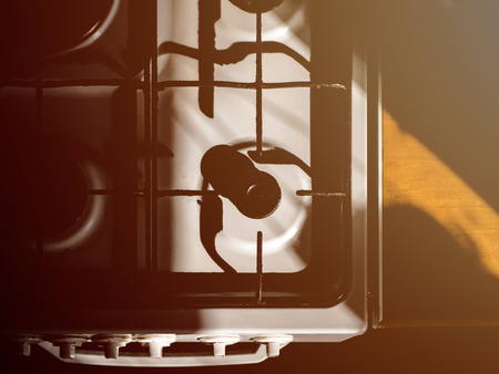 Top view kitchen stove in the morning.の写真素材