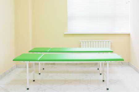 The hospital. Hospital room with beds and medical equipped.の写真素材
