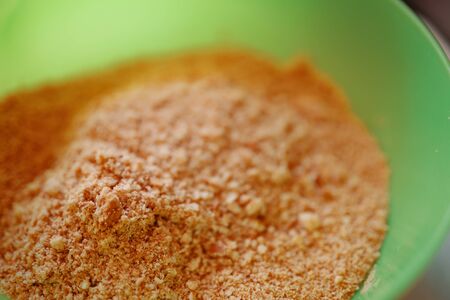 Cooking. Preparation of shortbread in a .platte.の写真素材
