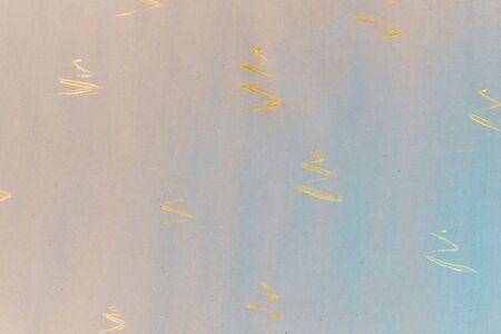 Gift wrapping paper texture. Painted paper, the concept of small Golden blots, in the shape of...