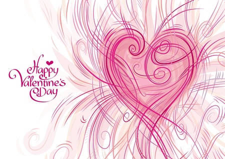 Greeting card for Valentine s Dayのイラスト素材