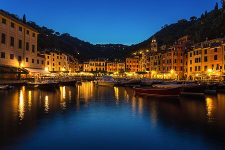 The square of Portofinoの写真素材