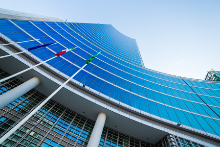 MILAN, ITALY- January 25, 2015: The new headquarter skyscraper of the Lombardy Region, in Milan.