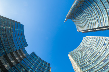 MILAN, ITALY January 25.2015: Uni-Credit Tower is the tallest skyscraper in Italy and the new symbol of Italy\\\\\\\\\\\\\\\\