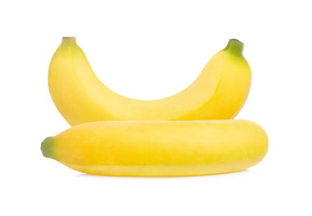 bananas on isolated backgroundの写真素材