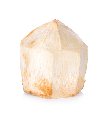 Coconut Water Drink on white backgroundの写真素材