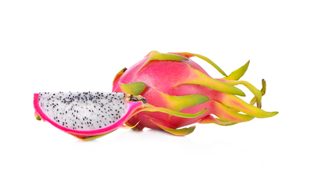 pitaya  isolated on white backgroundの写真素材