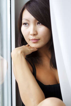 Elegant Oriental womanの写真素材