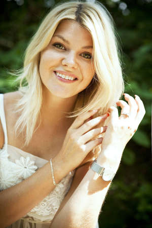 blonde youngの写真素材