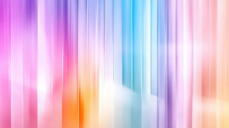 Modern abstract background with soft vertical lines in shifting color gradientsの素材