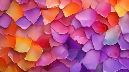 Intricate colorful pattern made of tiny abstract shapes for a modern mosaic-inspired backgroundの素材