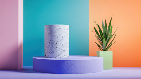 Abstract pastel composition with paint-like textures and artistic flair for modern visual projectsの素材