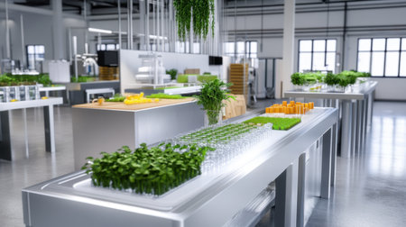 Eco-friendly assembly line powered by renewables reshaping plastic waste into goodsの素材