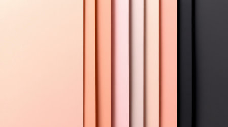 Smooth pastel gradient background blending soft pink, beige, gray, and black for clean, modern visualsの素材