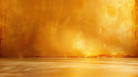 This vibrant golden background features a smooth surface that creates a warm and inviting atmosphere, perfect for various creative projects.の素材