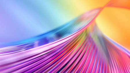 A vibrant abstract background featuring smooth flowing waves in a blend of colors, creating a dynamic and energetic visual experience. Perfect for creative projects.の素材