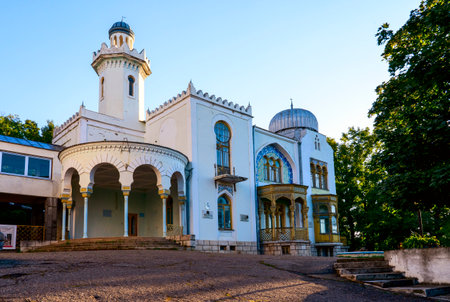 The resort city of Zheleznovodsk, the Palace of