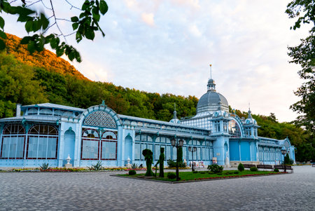 Zheleznovodsk Pushkin Gallery, Resort Parkのeditorial素材