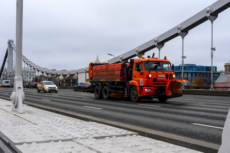 Crimean Bridge in Moscowのeditorial素材
