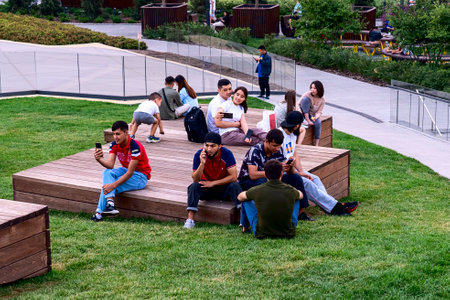 Square in front of Paveletsky Railway Stationのeditorial素材