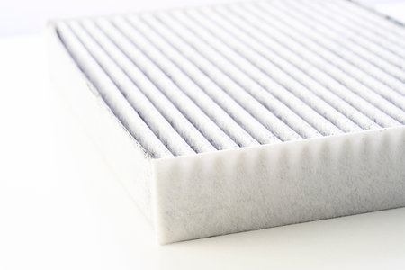 new carbon filter of the cabin of the car on a