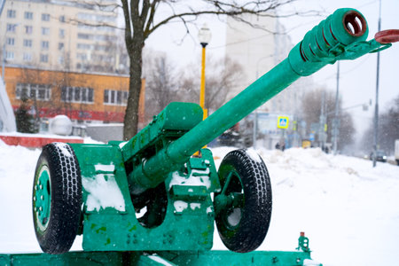 Bibirevo district in Moscow in winterのeditorial素材