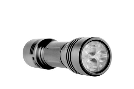 Body made of aluminum handheld LED flashlight