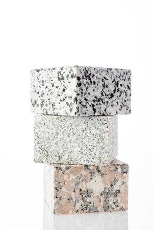 stand for stone objects, blank for design, samplesの写真素材