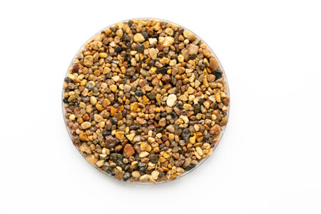 sample of stone chips, pavements for footpaths andの写真素材