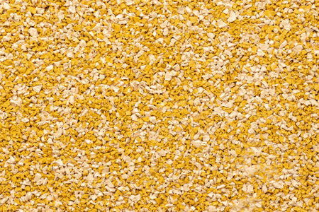 texture of multi-colored sports coating made of rubber crumbs. high quality photoの写真素材