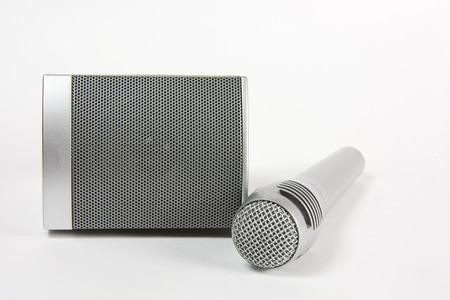 Components of sound-amplifying equipment

microphone, speaker, sound reinforcement, speech, music, components, electronics, equipment, silver, background, white,の写真素材