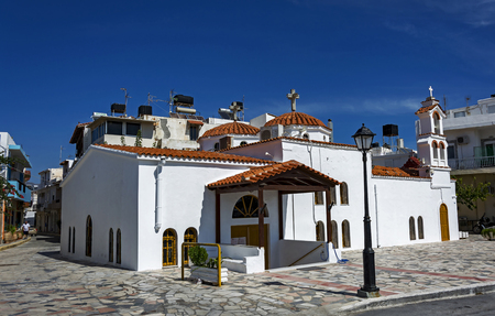 Greece, Crete, Ierapetra - 05/10/2015 Church Afendis Christos, built in the 14th century.のeditorial素材