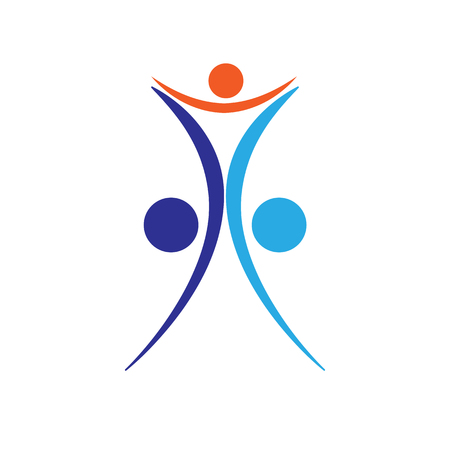 Abstract illustration of a curve and balls. The template for the logo.のイラスト素材